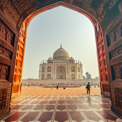 Taj Mahal beautiful view, India